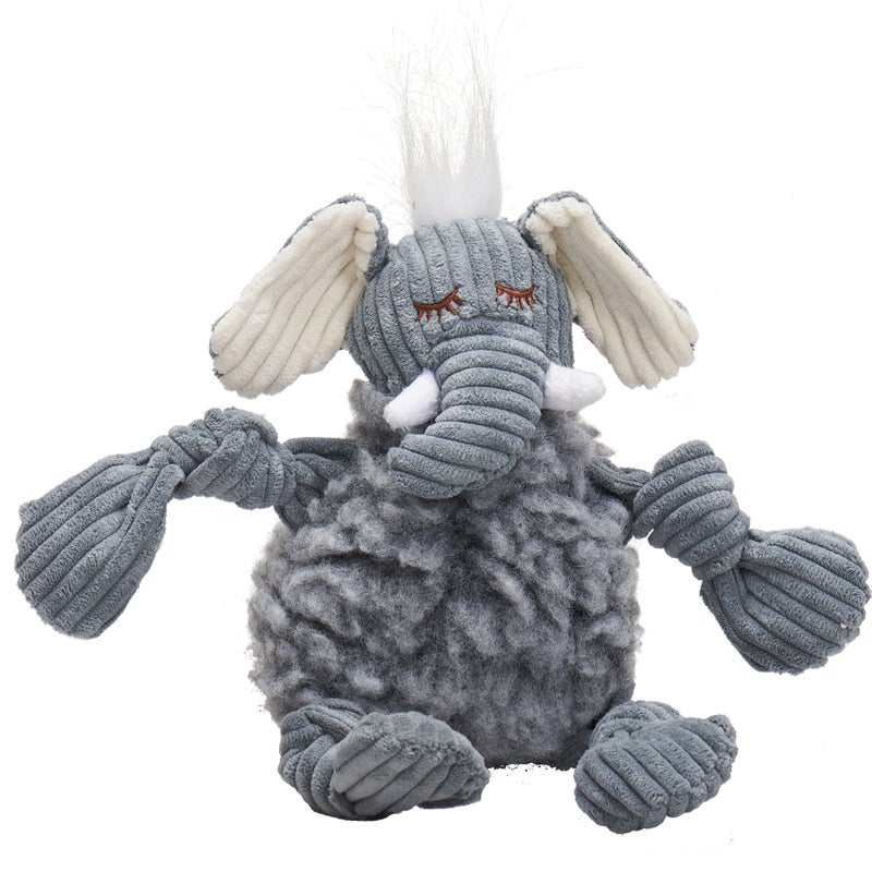 HuggleHounds Huggle-Fusion Dog Toy - Dog Toys Rubber, Fuzzy Dog Toy, Puppy Essentials, Plush & Heavy Duty Latex for Small, Medium & Large Dogs, All Breeds - Bugsy Bunny - Image 1